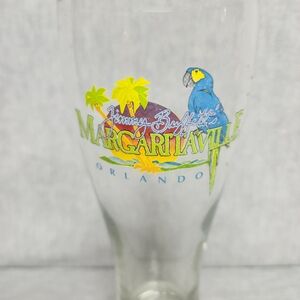 Margaritaville Orlando Glass Pilsner with Parrot Design